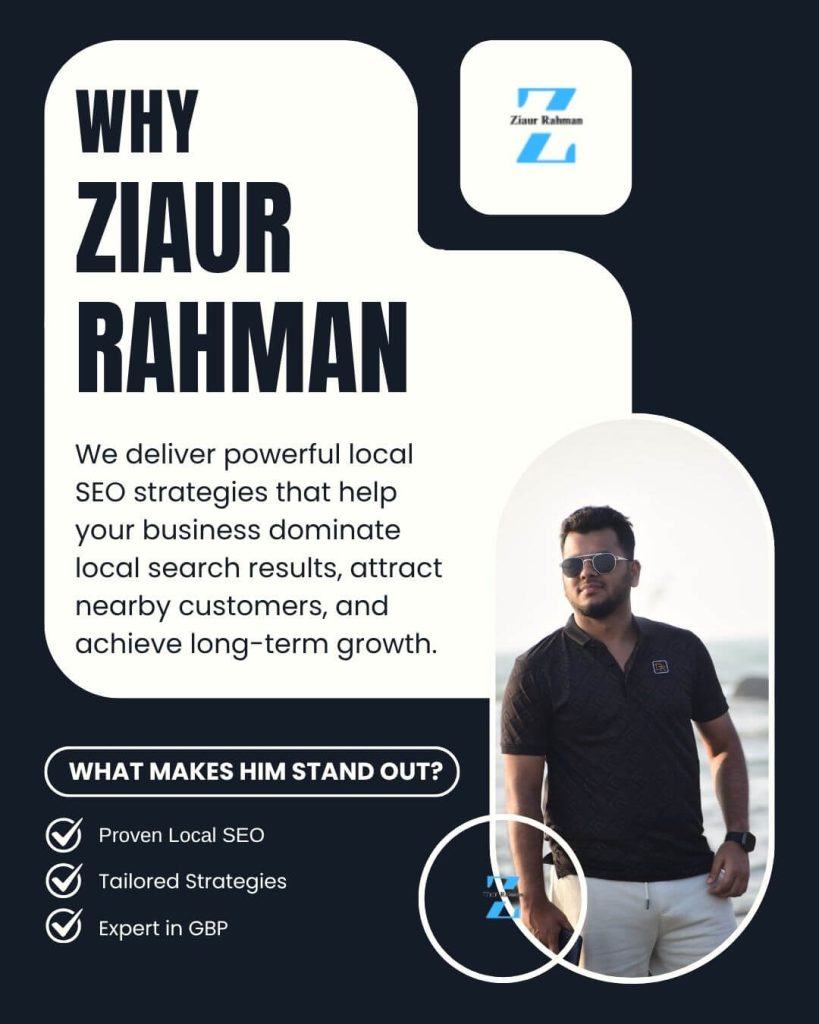 why ziaur rahman is the best local seo expert in australia